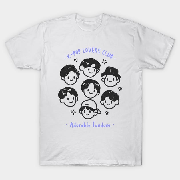 K Pop Lovers T-Shirt by Tip Top Tee's